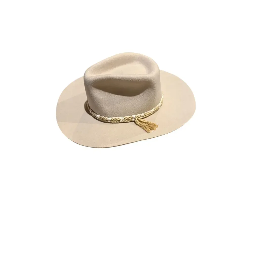 Anthropologie Wyeth Riverside Trimmed Rancher Hat O/S